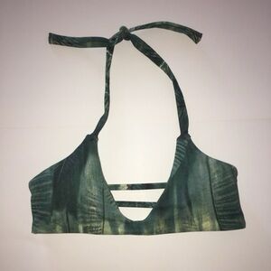 Midori Abstract Print Bikini Top Medium